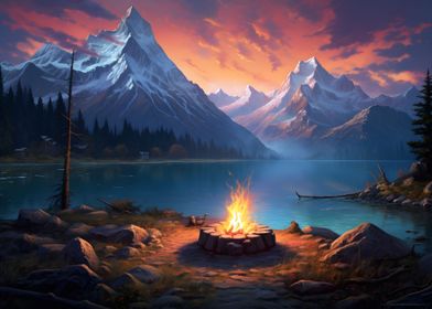 The Snow Mountain Campfire