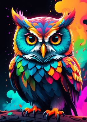 owl neon color 