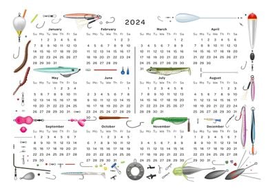 Sea Fishing Calendar 2024