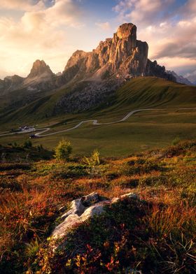 Dramatic Alpine Sunset