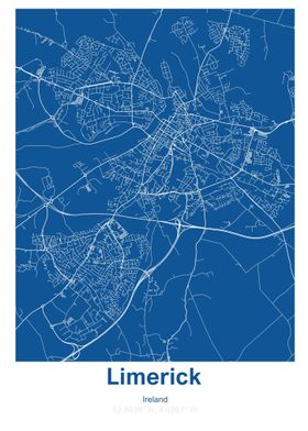 Limerick city map