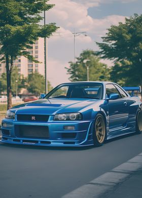 JDM Nissan Skyline Gtr R34