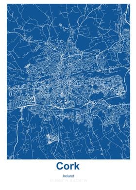 Cork city map