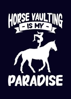 Funny Horse Vaulting