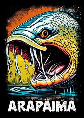 Arapaima Monster Fish Art