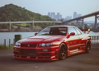 JDM Nissan Skyline Gtr R34