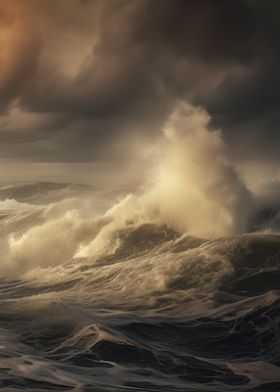 Stormy Ocean Lighthouse 3