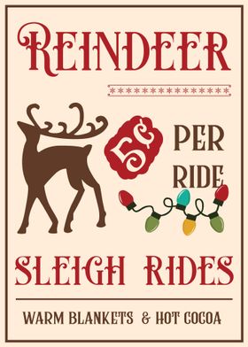 Reindeer Sleigh Rides