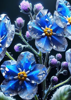 Crystal forget me nots