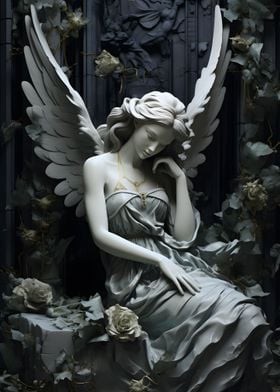 Angel Sleep Sculpture