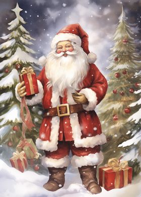 Loving Santa Claus Xmas 