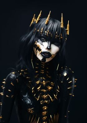 Black and Gold Dark Queen