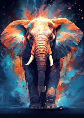 Elephant Abstract