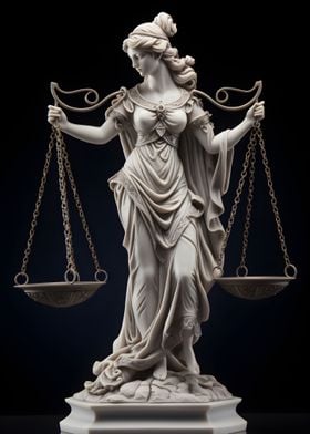 Lady justice Sculpture