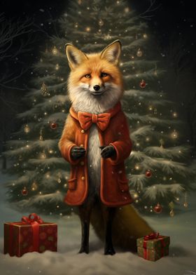 Lovely Xmas Red Fox