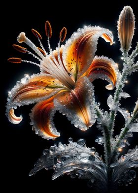 Crystal orange lilly