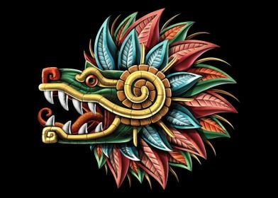 Aztec God Quetzalcoatl 