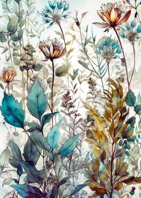 Meadow nature art