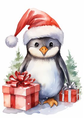 Cute Penguin Christmas