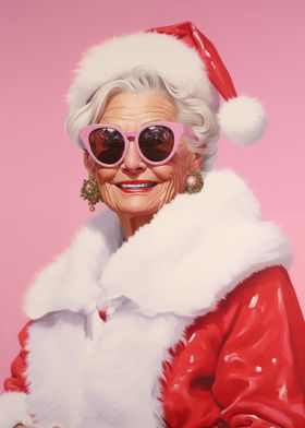 Mrs Claus Pink Xmas