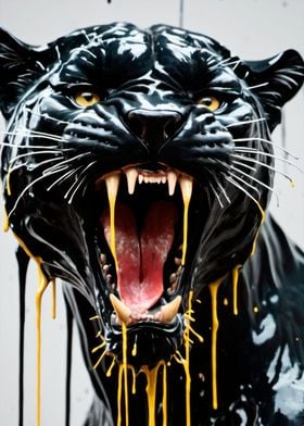 dripping paint panther 