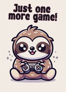 Sloth Just One More Game