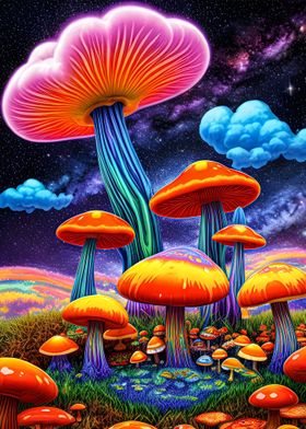 Magic Mushroom Forest