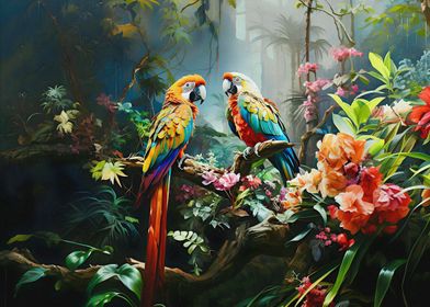 Jungle parrots 