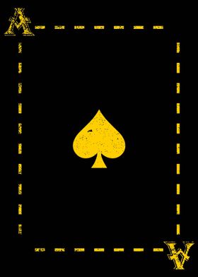 Ace Of Spades Golden Cards