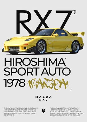 Mazda RX7 Minimalist