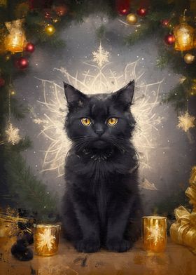 Black Cat Christmas