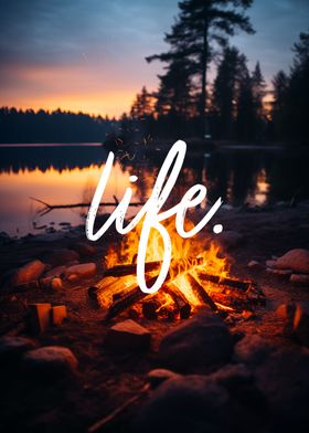 Inspirational Campfire Art