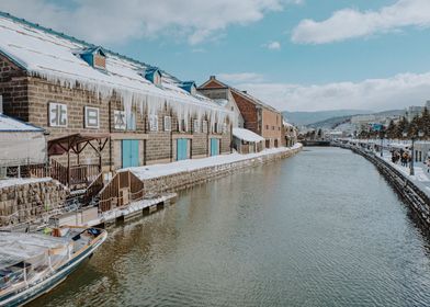 Otaru Winter Canal Japan