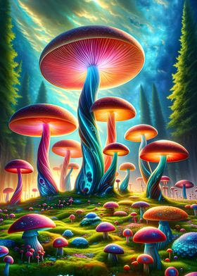 Magic Mushroom Forest