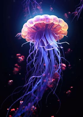 Jellyfish Ukiyoe