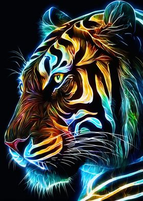 Surrealism Tiger