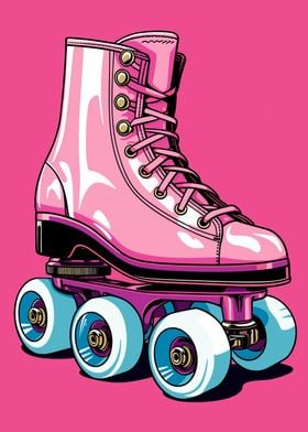 Pink Roller Skates