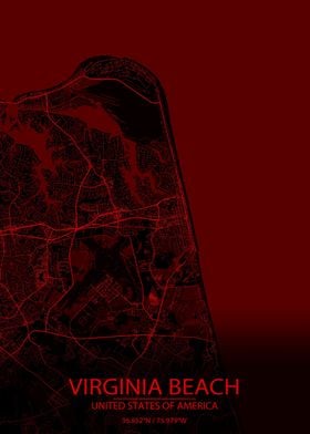 Virginia Beach RedBlackMap