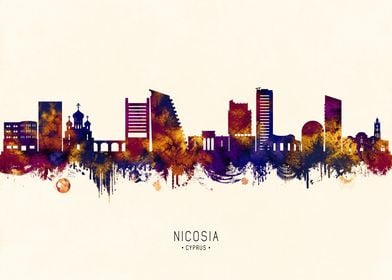 Nicosia Cyprus Skyline