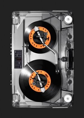 Cassette DJ Turntable