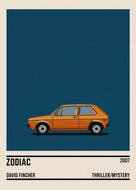 Zodiac car Movie Poster