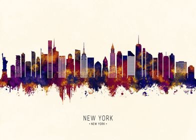 New York USA Skyline