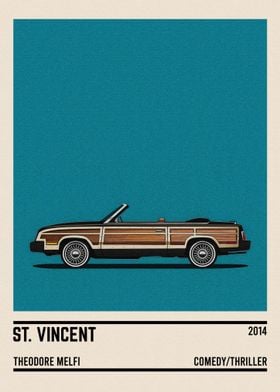 St Vincent movie car