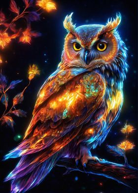 Surrealism Owl