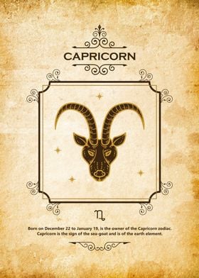 capricorn zodiac retro