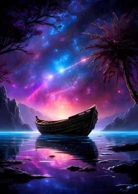 Fantasy Vibrant Boat