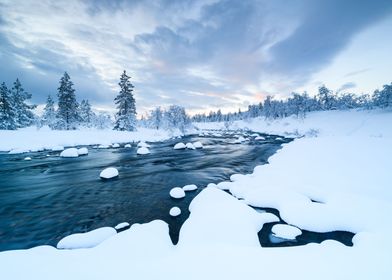 Winter on iceland