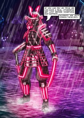 Cyberpunk Samurai
