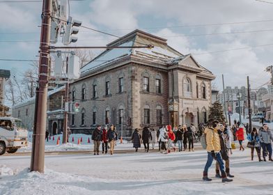 Otaru street in Japan