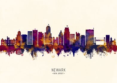 Newark New Jersey Skyline